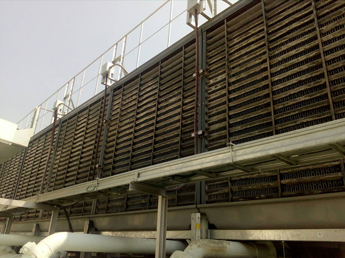 บรรยากาศการติดตั้ง Air intake filter ที่ Minebea 2