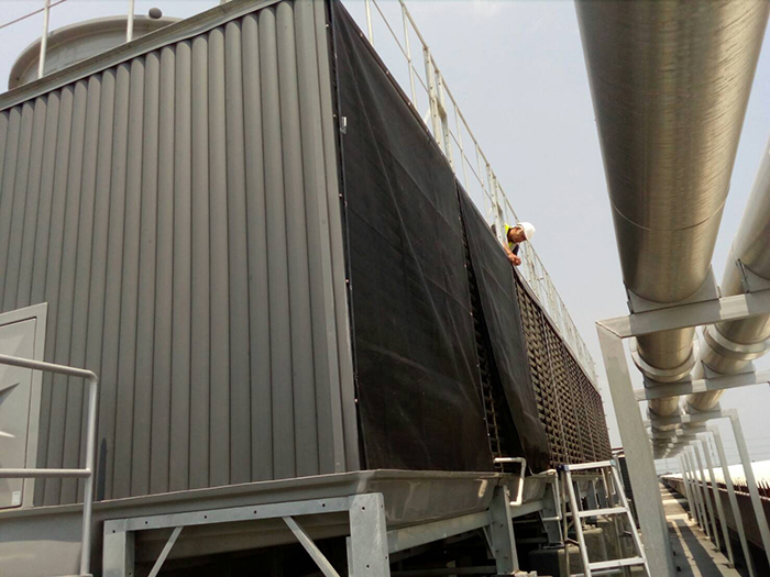 บรรยากาศการติดตั้ง Air intake filter ที่ Minebea 4